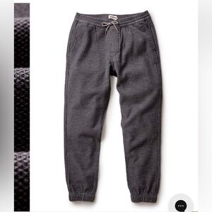 Taylor Stitch Mens L Pants The Apres Pant Joggers Blue Gray 100% Organic Cotton